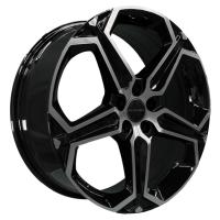 Khomen Wheels KHW1909 (Geely Atlas(Pro)/Changan CS55(75)) 7.5*19 5*114.3 ET45 60.1 Black-FP