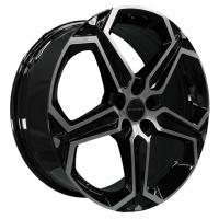Khomen Wheels KHW1909 (Kia Sportage / Hyundai Tucson) 7.5*19 5*114.3 ET51 67.1 Black-FP