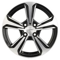 Khomen Wheels KHW1502 6*15 4*100 ET48 54.1 Black-FP