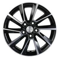 Khomen Wheels KHW1507 6*15 5*100 ET38 57.1 Black-FP