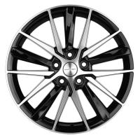 Khomen Wheels KHW1807 8*18 5*114.3 ET50 60.1 Black-FP