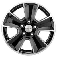 Khomen Wheels KHW1601 6.5*16 5*114.3 ET43 67.1 Black-FP