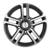 Khomen Wheels KHW1604 6*16 5*100 ET38 57.1 F-Silver-FP
