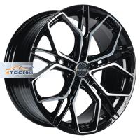INCH FA8534 8.5*19 5*112 ET28 66.6 Gloss Black Machined Face