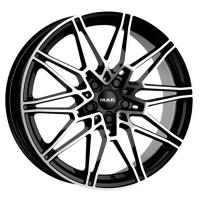 MAK Koenig 7.5*17 5*112 ET52 66.6 Black mirror