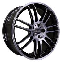 INCH FA8535 8*18 5*120 ET30 72.6 Gloss Black Machined Face