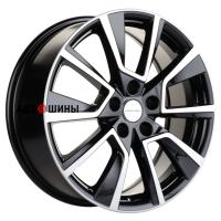 Khomen Wheels KHW1802 (Changan/Geely/Lexus/Suzuki/Toyota) 7*18 5*114.3 ET35 60.1 Black-FP