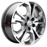 Khomen Wheels KHW1711 (Coolray) 6.5*17 5*114.3 ET45 54.1 Black-FP