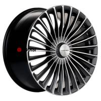 Khomen Wheels KHW2008 (Mercedes Front) 8.5*20 5*112 ET38 66.6 Black matt