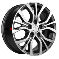 Khomen Wheels KHW1608 (Opel Zafira) 6.5*16 5*110 ET43 65.1 Black-FP